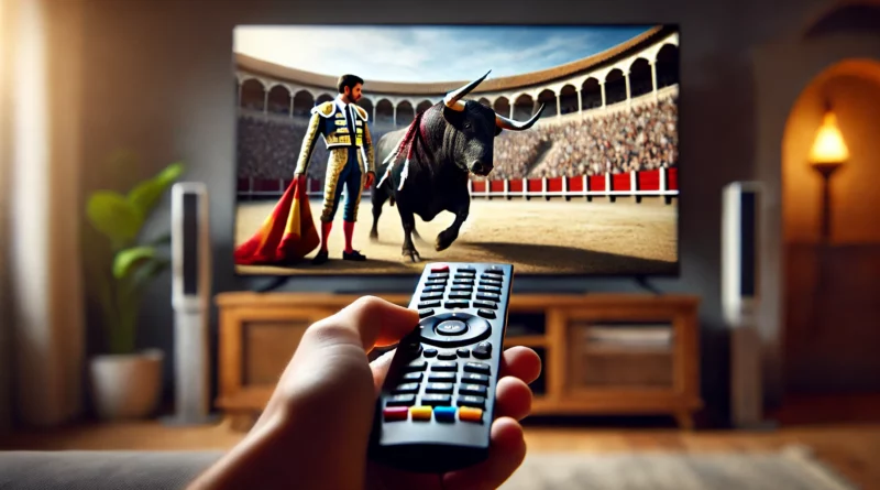 Toros à la télé