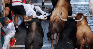 San Fermin, spectaculaire encierro des Victoriano